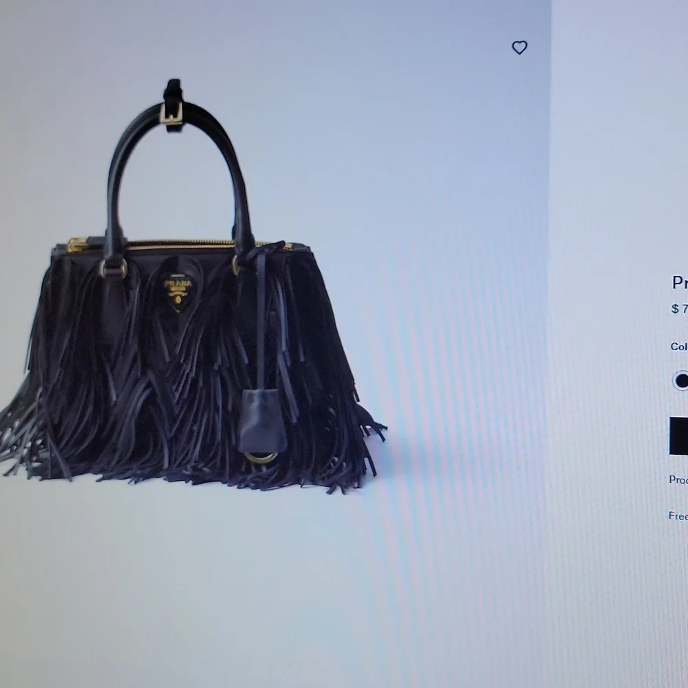 Prada Galleria Fringe Handbag on Website Now - Picture 16 of 16